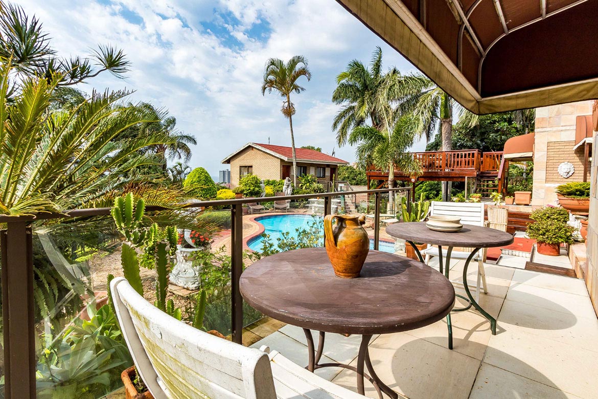 one of the balcony leading to lounge